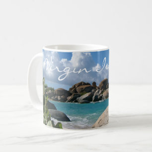 Caneca De Café Ilhas Virgens Britânicas, Gorda, Baths Beach