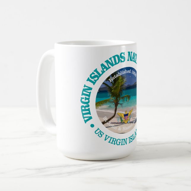 Caneca De Café Ilhas Virgens NP2 (Frente Esquerda)