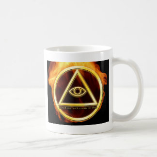 Caneca De Café Illuminati no fogo