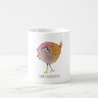 Caneca De Café Illustratie chubby chicken Bella