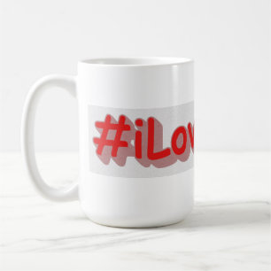 Caneca De Café "#iLoveIndia " Design bonito. Comprar Agora