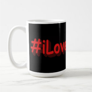 Caneca De Café "#iLoveIrelands" Design bonito. Comprar Agora
