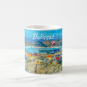 Caneca De Café Ilulissat, Groenlândia - Pequena Cidade de Iceberg