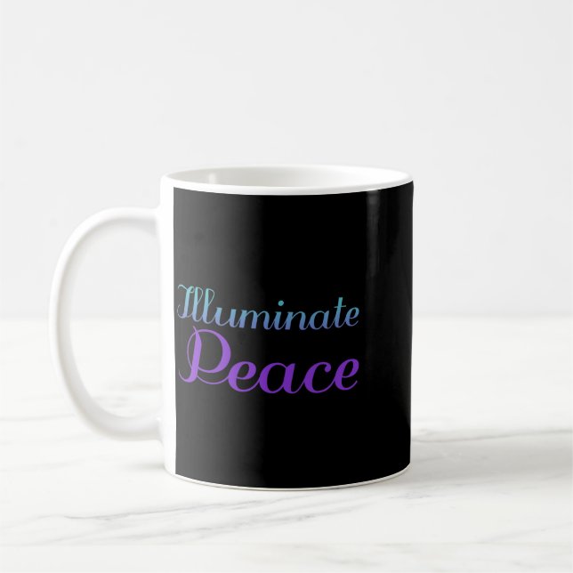Caneca De Café Iluminar o Design de Conscientização sobre Prevenç (Esquerda)