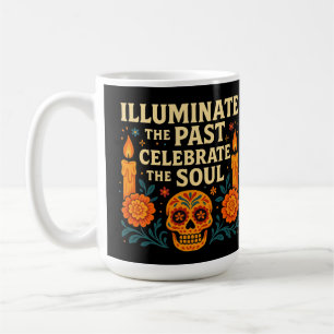 Caneca De Café Ilumine o passado comemora a alma da ria de los