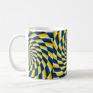 Caneca De Café Ilusão de movimento óptico Fundo de imagem. Amar