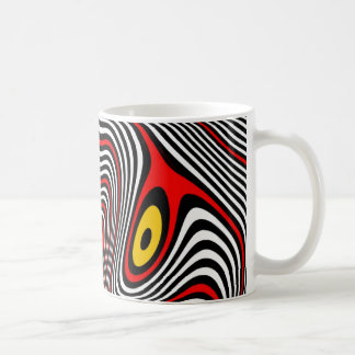 Caneca De Café Ilusão óptica da aura da enxaqueca