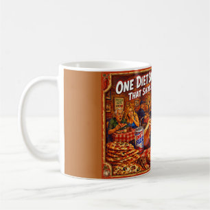 Caneca De Café “Ilusões da Dieta” – Um Retrato da Autoilusão