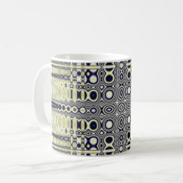 Caneca De Café Ilusões Ópticas Fractais