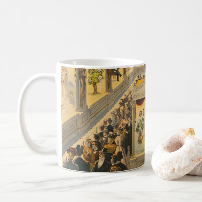 Caneca De Café Ilusões Sobrenaturais E Maravilhosas No Hall (Com Donut)