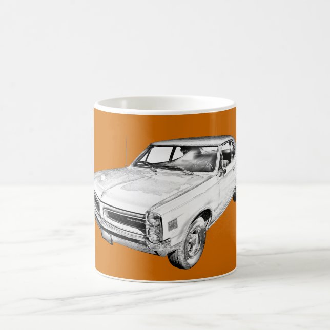 Caneca De Café Ilustração 1966 do carro de Pontiac Le Mans (Centro)