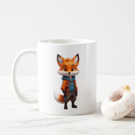 Caneca De Café Ilustração animada e oportunista da Fox