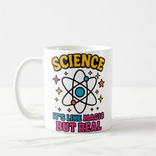 Caneca De Café Ilustração Ciência É Como Magia Mas Real