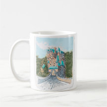 Ilustração Colorida de Castelo