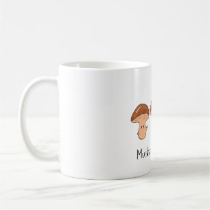 Caneca De Café Ilustração Cottagecore de Amigos Cogumelos Fofos
