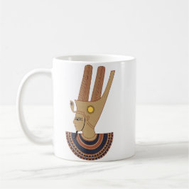 Caneca De Café Ilustração da Deusa Egípcia Antica do Hathor