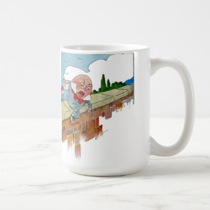 Caneca De Café Ilustração da rima de berçário de Humpty Dumpt