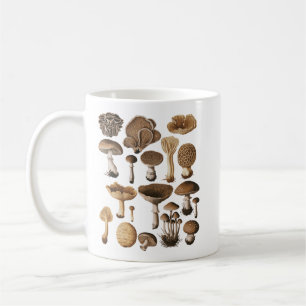 Caneca De Café Ilustração das espécies de cogumelos