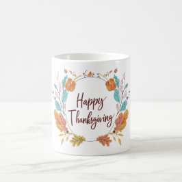 Caneca De Café Ilustração de Ação de Graças