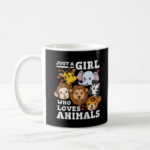 Caneca De Café Ilustração de Animais Fofos do Zoológico Elefante
