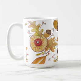 Caneca De Café Ilustração de Aquarela de Alcance Laranja