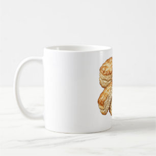 Caneca De Café Ilustração de Biscoitos de Buttermilk do Sul