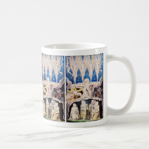 Caneca De Café Ilustração de Blake: Quando as estrelas da manh