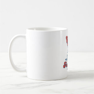 Caneca De Café Ilustração de cachorro com café e rãs