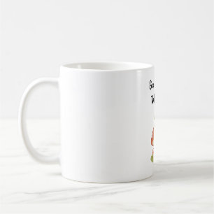 Caneca De Café Ilustração de Cogumelo de Rã - As Boas Coisas Leva