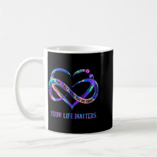 Caneca De Café Ilustração de Conscientização sobre Saúde Mental