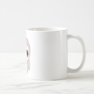 Caneca De Café Ilustração de Coruja Pequenina Fofa