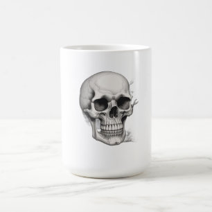 Caneca De Café Ilustração de Crânio