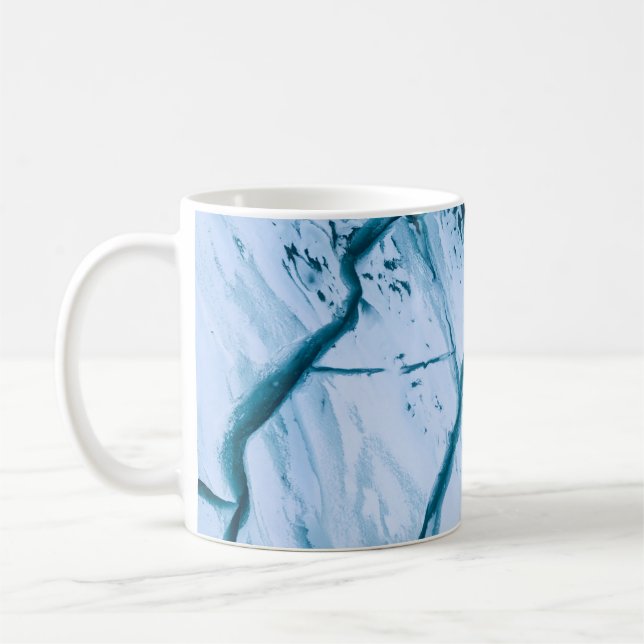 Caneca De Café Ilustração de formação de rochas rachadas (Esquerda)
