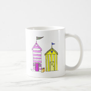 Caneca De Café Ilustração de Huts de praia 3