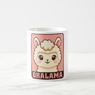 Caneca De Café Ilustração de lhama fofa para design