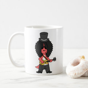 Caneca De Café Ilustração De Um Allosauro Vestido Como Estrela De