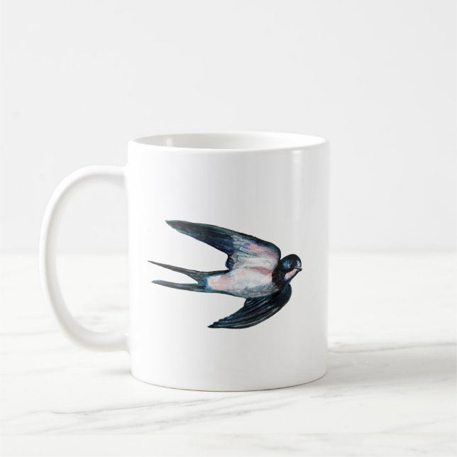 Caneca De Café Ilustração de Voo de Engorda de Barn (Esquerda)