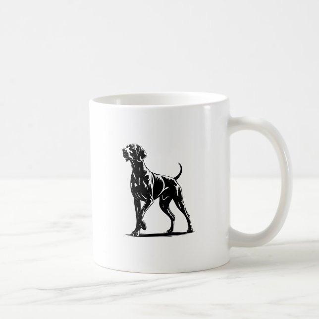 Caneca De Café ilustração de Weimaraner (Direita)