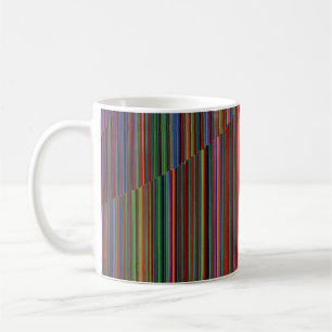 Caneca De Café Ilustração distribuída multicolorida