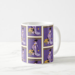 Caneca De Café Ilustração do Cobrir da revista Art Nouveau McCall