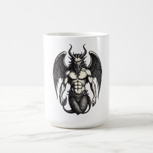 Caneca De Café Ilustração do Demônio Crocell da Maré Celestial