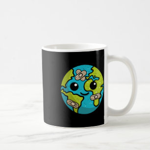 Caneca De Café Ilustração do Dia da Pé da Terra Env. Aquecedor de