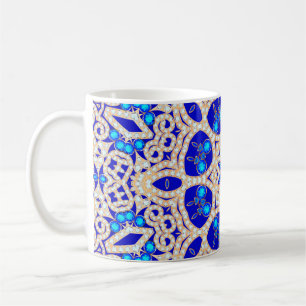Caneca De Café Ilustração do fundo de colheita com precioso