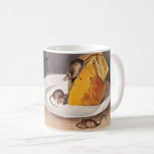 Caneca De Café Ilustração do rato (Mus-musculus)