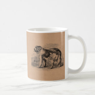 Caneca De Café Ilustração dos cães dos 1800s do cão de Terra 