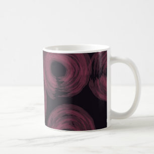 Caneca De Café Ilustração legal, moderna, de pincel de aquarela d