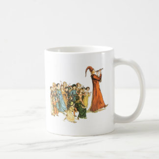 Caneca De Café Ilustração Pied do gaiteiro por Kate Greenaway