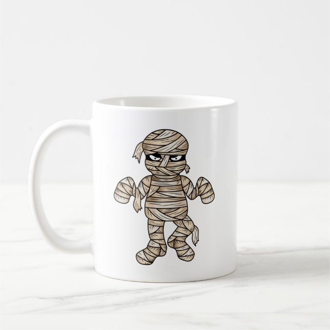 Caneca De Café Ilustrações de Desenhos Animados Assustadores de M (Esquerda)