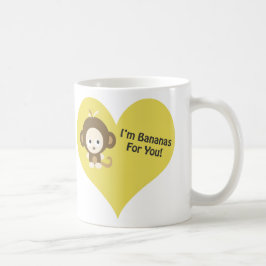Caneca De Café Im Bananas para você, macaco