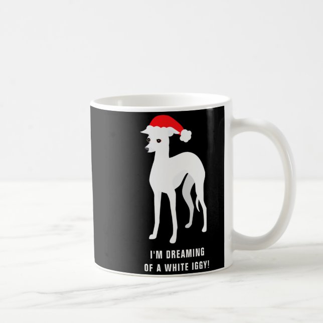 Caneca De Café Im Dreaming Of A White Iggy Christmas  (Direita)